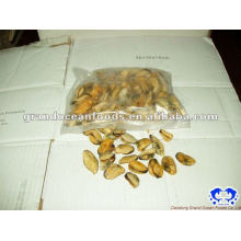 boiled mussel meat seafood